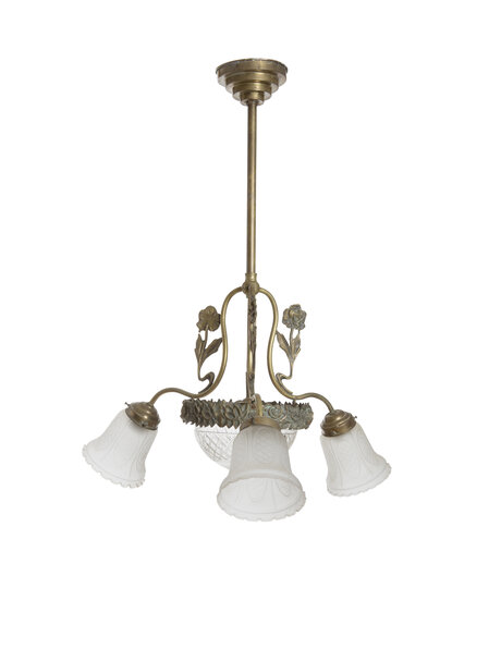 Classic hanging lamp, rose fixture