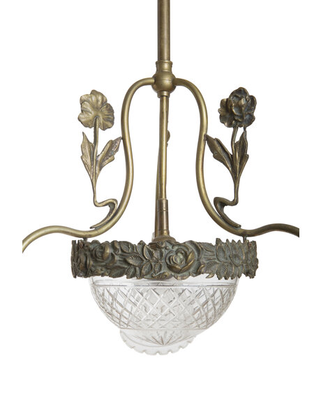 Classic hanging lamp, rose fixture
