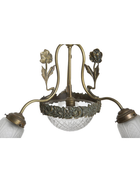 Classic hanging lamp, rose fixture