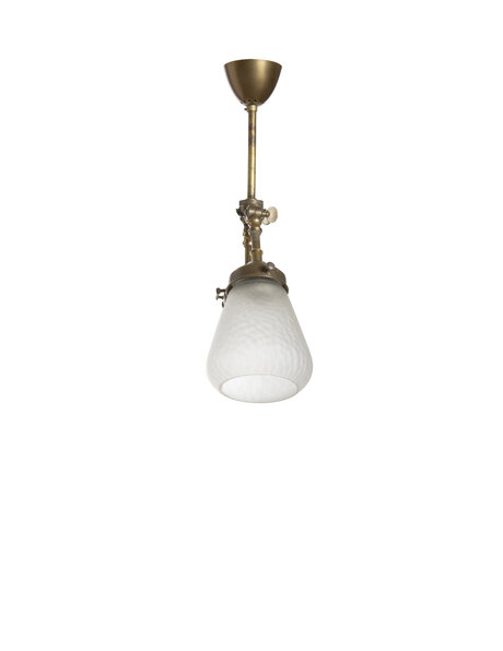 Hanging lamp for above the table, glass shades adjustable