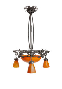 Klassieke Hanglamp Zwart Fer Forge