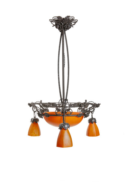 Klassieke Hanglamp Zwart Fer Forge