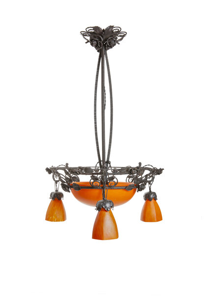 Klassieke Hanglamp Zwart Fer Forge