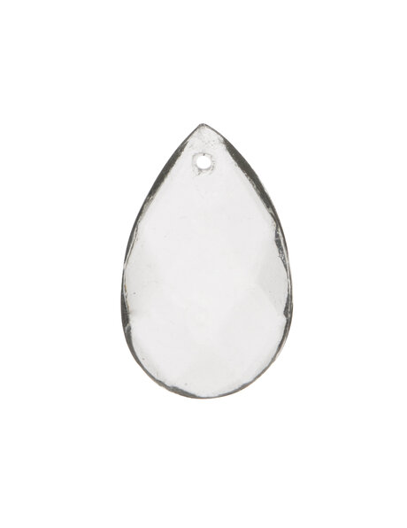 Glass bead for a chandelier: cabochon