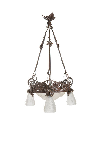 Large French Hanging Lamp