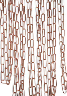 Lamp Chain, Metal, Red Copper Colour