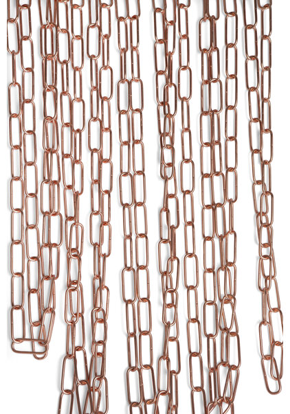 Lamp Chain, Metal, Red Copper Colour