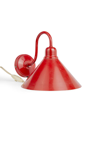 Vintage Wall Lamp, Red
