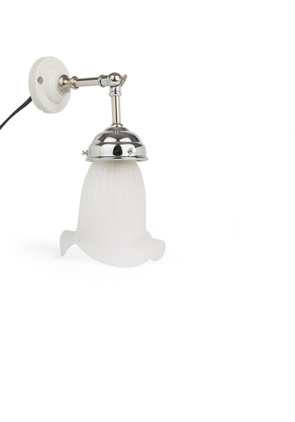 Art Deco Stijl Wandlampje, Sierlijke Rokje