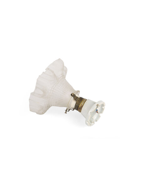 Classic wall lamp white porcelain