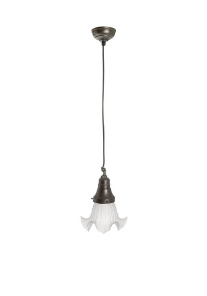 Glazen Hanglamp, Rokkapje aan Bakeliet, Jaren 30