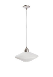 White Hanging Lamp, Glass