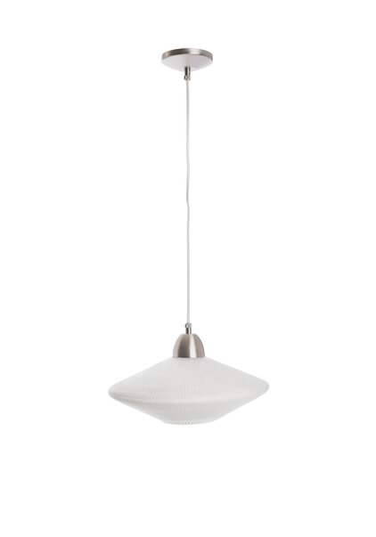 White Hanging Lamp, Glass