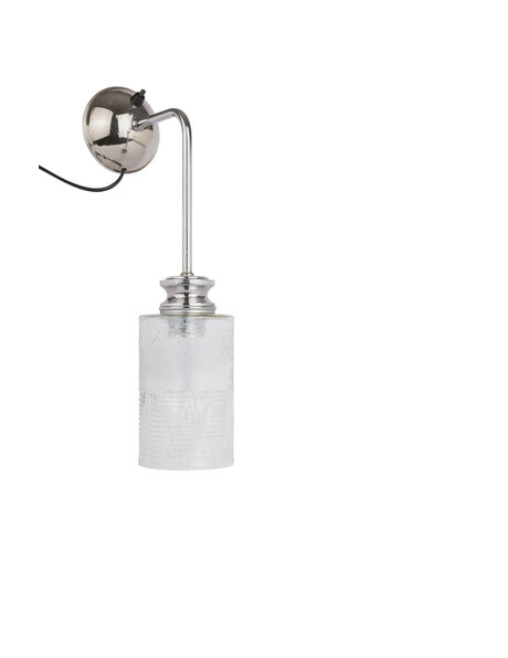 Jaren 50  wandlamp, chroom armatuur