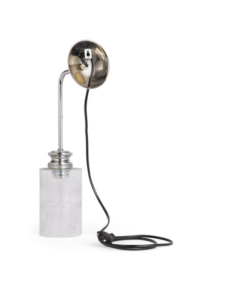 Jaren 50  wandlamp, chroom armatuur