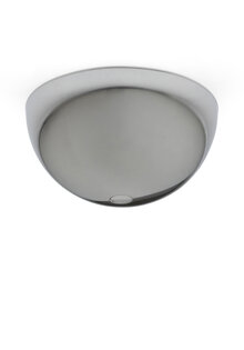 Plafondplaat, Halve Bol, Glimmend Zilver