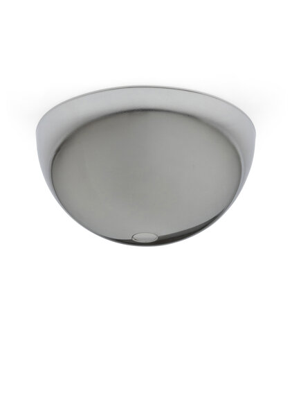 Plafondplaat, Halve Bol, Glimmend Zilver
