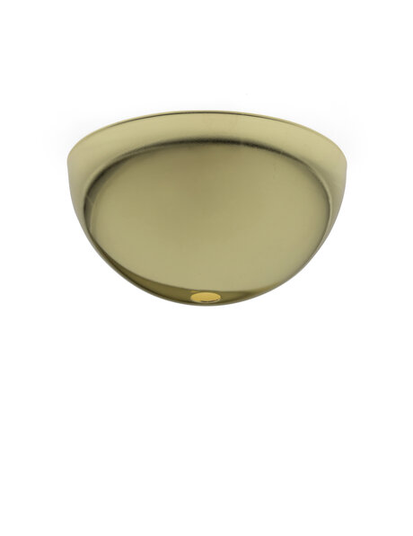 Ceiling plate, shiny gold, shape: hemisphere (half ball)