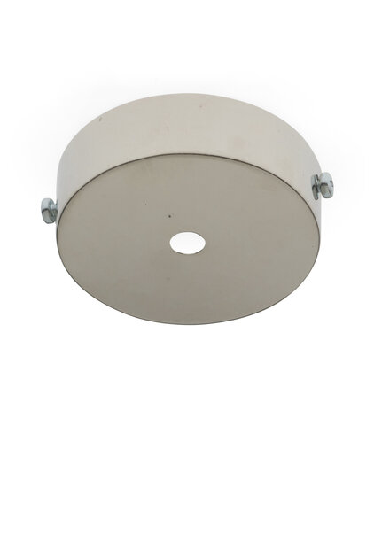 Ceiling Cap or Wall Plate,  Shiny Chrome