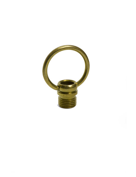 Hanging loop, M10 screw thread, brass
