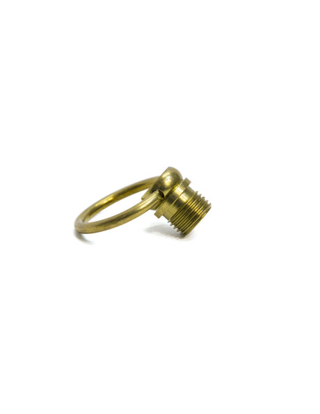 Hanging loop, M10 screw thread, brass