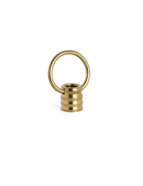 Hanging loop, M10x1 internal screw thread, brass