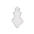 Luster glass, crystal glass, oak leaf 7.1 cm (2.8 inch)