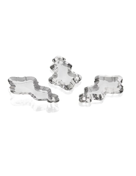 Luster glass, crystal glass, oak leaf 7.1 cm (2.8 inch)