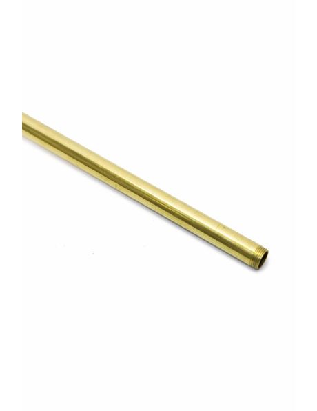 Tube, Unpolished Brass, 40 cm / 15.8 inch, M13x1