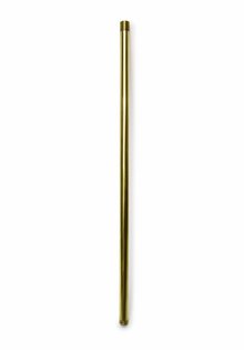 Pipe, 40 cm / 15.75 inch, M13, Polished Brass