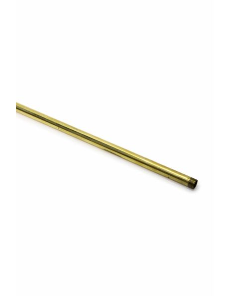 Pipe, polished brass, 50 cm / 19.7 inch, M10