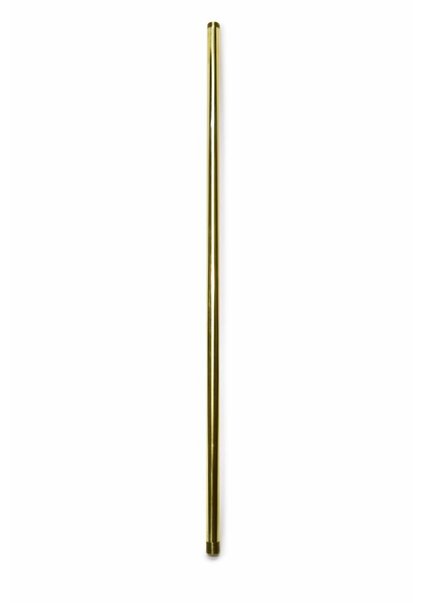 Pipe, M13, 50 cm / 19.7 inch, Polished Brass