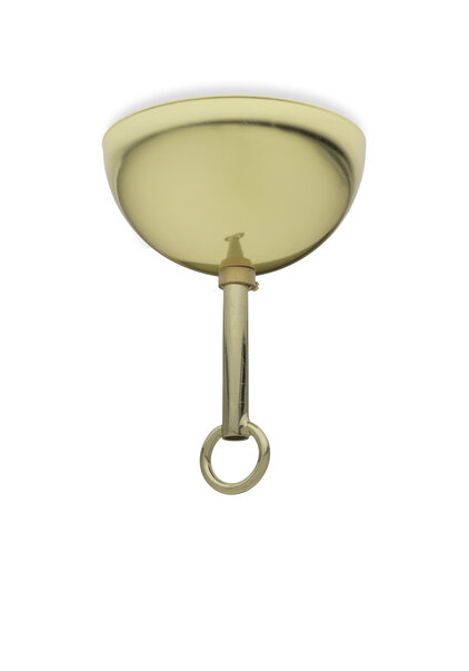 Ceiling Rose, for Chain, Shiny Gold