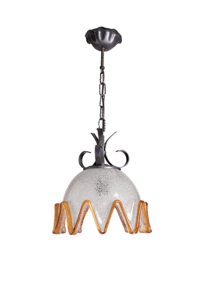 Vintage Hanglamp, 'Karteltje'