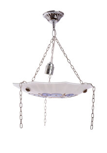 Classic Hanging Lamp, Flowers; 'Paris'