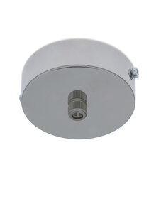 Ceiling Cap, Shiny Chrome, for Cord