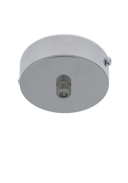 Ceiling Cap, Shiny Chrome, for Cord