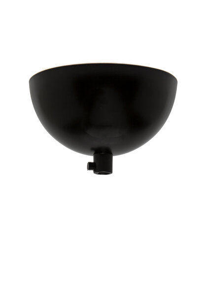 Ceiling Cap, Black, Half Ball