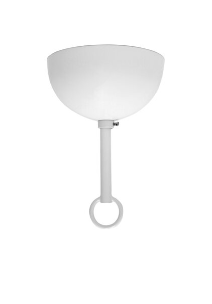 Ceiling Cap, White, Half Ball Shape, for Chain