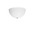 Ceiling plate, white, half ball shape (hemisphere), diameter: 10 cm / 3.9 in