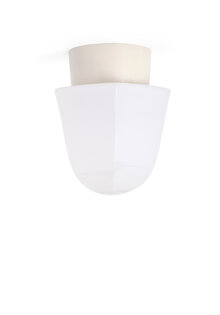 Witte Vintage Plafondlamp, Subtiele Vorm