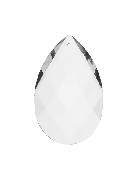 Glass drop for a chandelier: cabochon