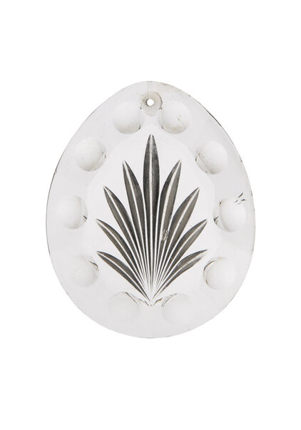 Glass Bead Chandelier, Drop with Fern