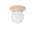 Lightweight ceiling lamp, white