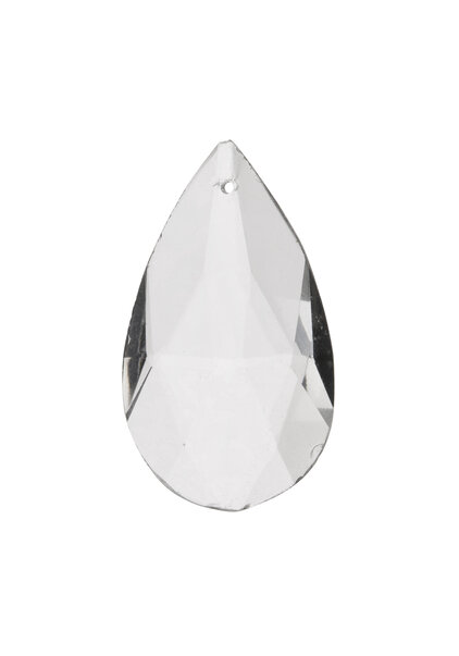 Small Rough Glass Drop, Chandelier