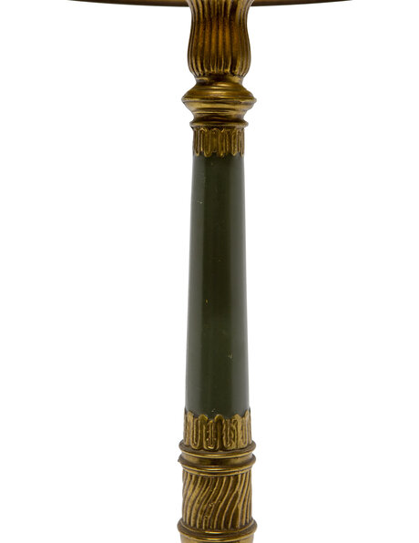 Table lamp with lions on base