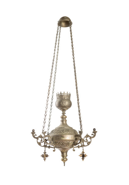 Messing Hanglampje, Godslampje, Jaren 40