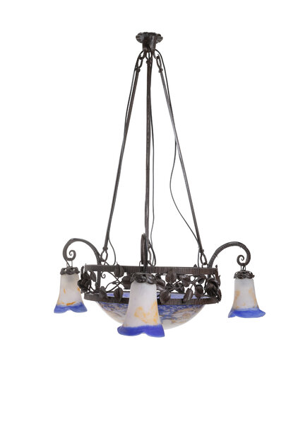 Franse Hanglamp: Lorrain, ca. 1930