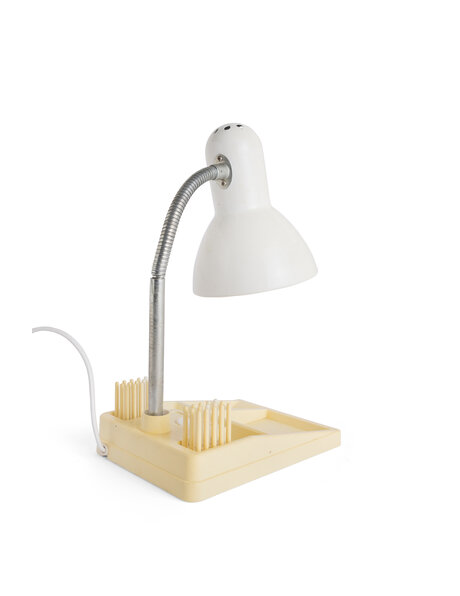 1960s desk lamp, with pen tray