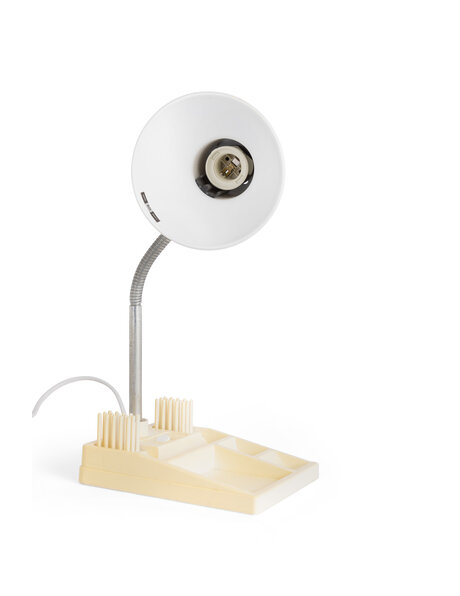 Jaren 60 bureaulampje, met pennenbak